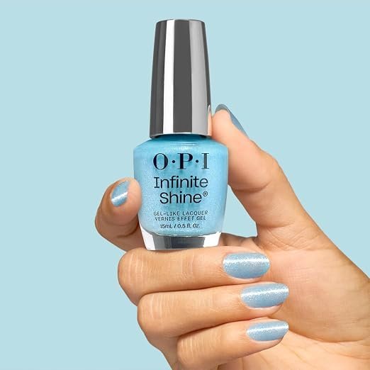 O.P.I Infinite Shine Living the Fanta-sea Nail Polish 15ml | Blue Shimmer Long Wear Gel-Like Nail Polish | High Shine Finish | Spring Collection '25 - Image 2