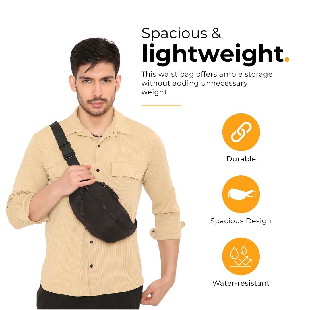 Tressential Waist Bag for Men & Women | Crossbody Sling Bag | Travel, Hiking & Sports Fanny Pack - Image 3