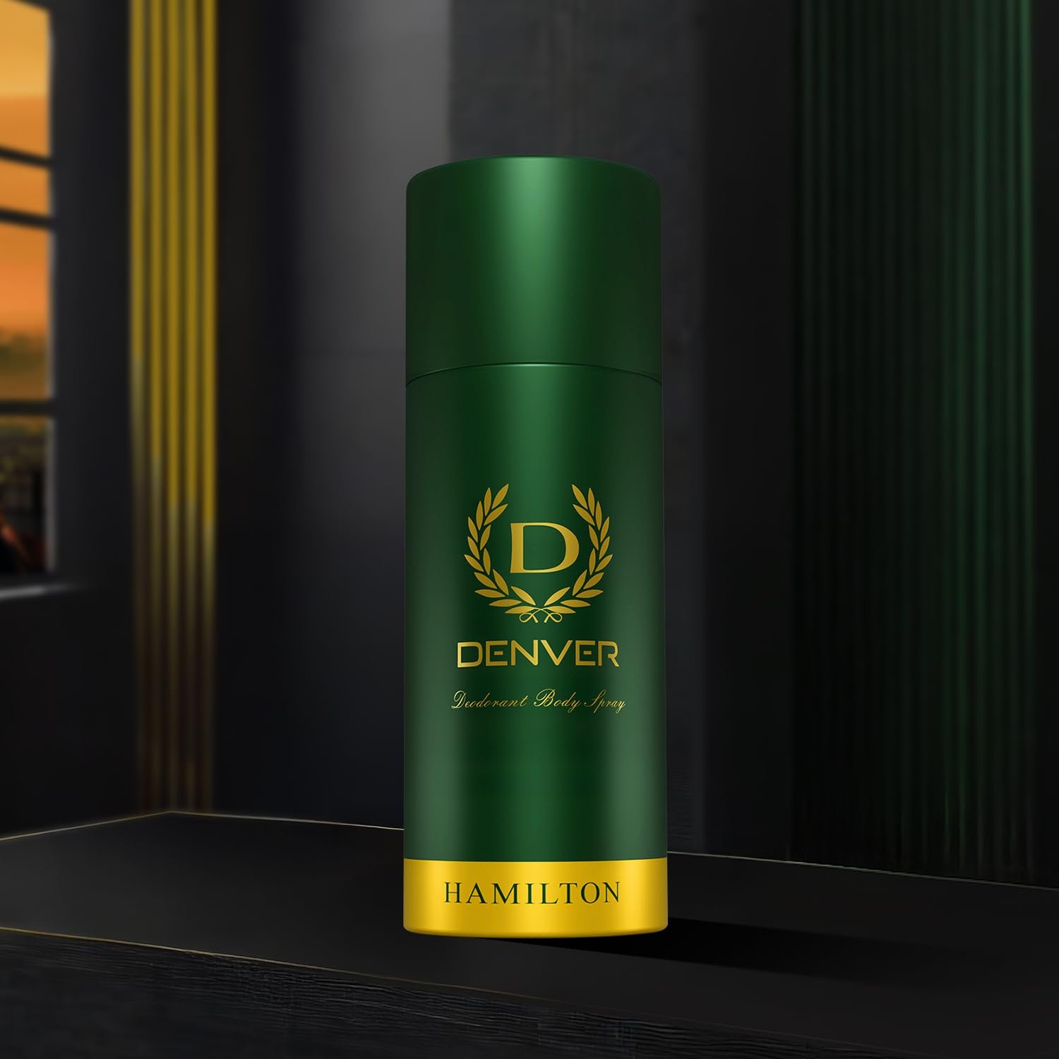 Denver Hamilton Deodorant Spray for Men | Long-Lasting Fragrance | Aromatic & Woody Scent | Daily, Business & Casual Wear | 165ml - Image 2