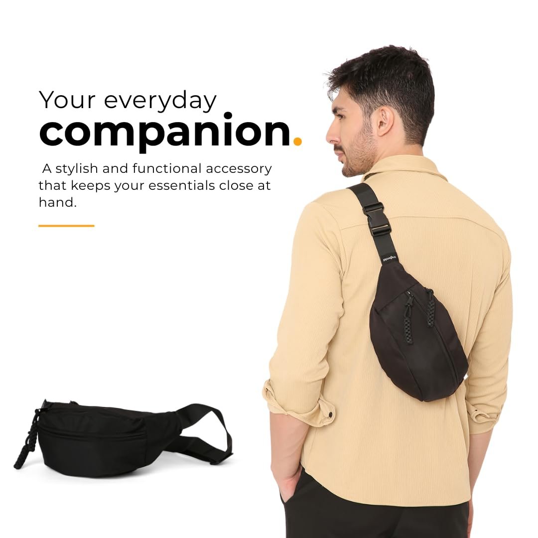 Tressential Waist Bag for Men & Women | Crossbody Sling Bag | Travel, Hiking & Sports Fanny Pack - Image 2
