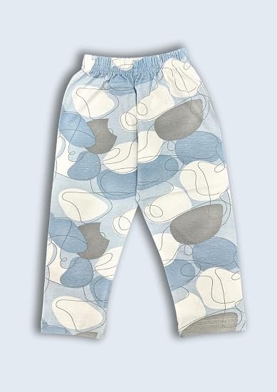 Kids Pure Cotton Full Sleeve Night Suit Set | Unisex Baby Bodysuit Top & Pajama Combo | Soft Casual Wear - Image 3